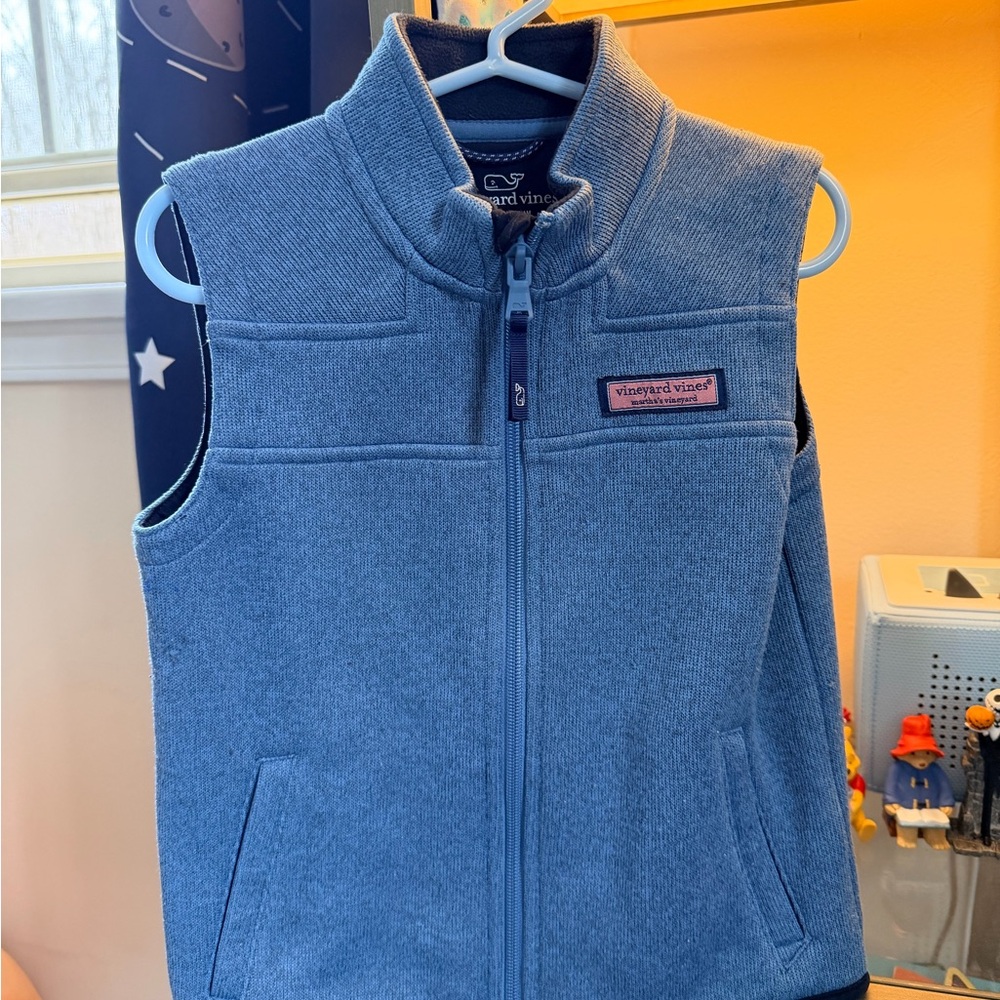 Vineyard Vines Kids Blue Vest 4T